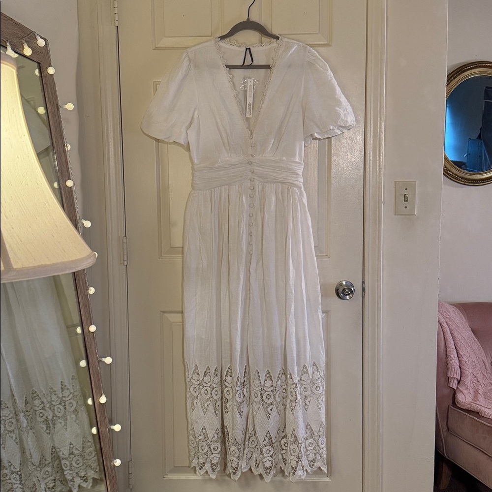 Anthropologie
The Katerina Button-Front Dress: Eyelet Edition - Picture 4 of 14